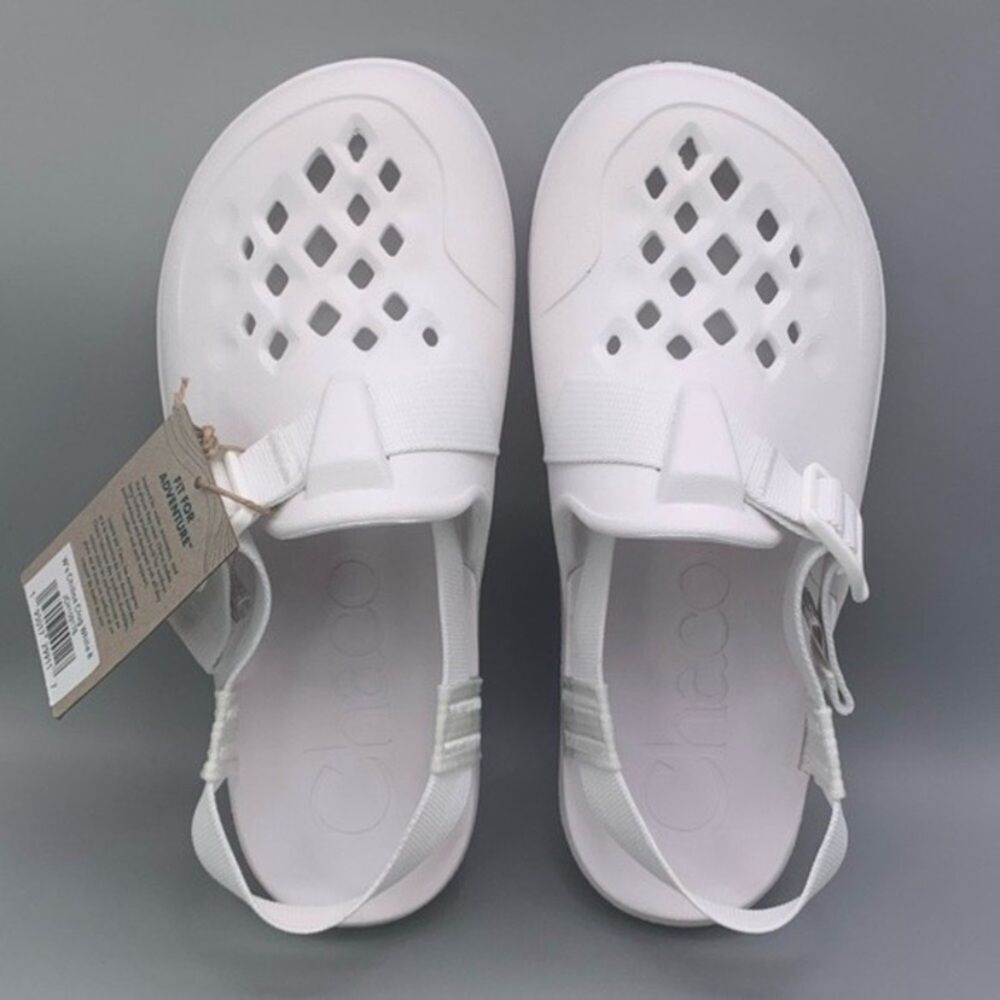 Chaco Women's Chillos 'White' Clogs Sandals Slides Shoes - Size: 8 - Picture 6 of 14